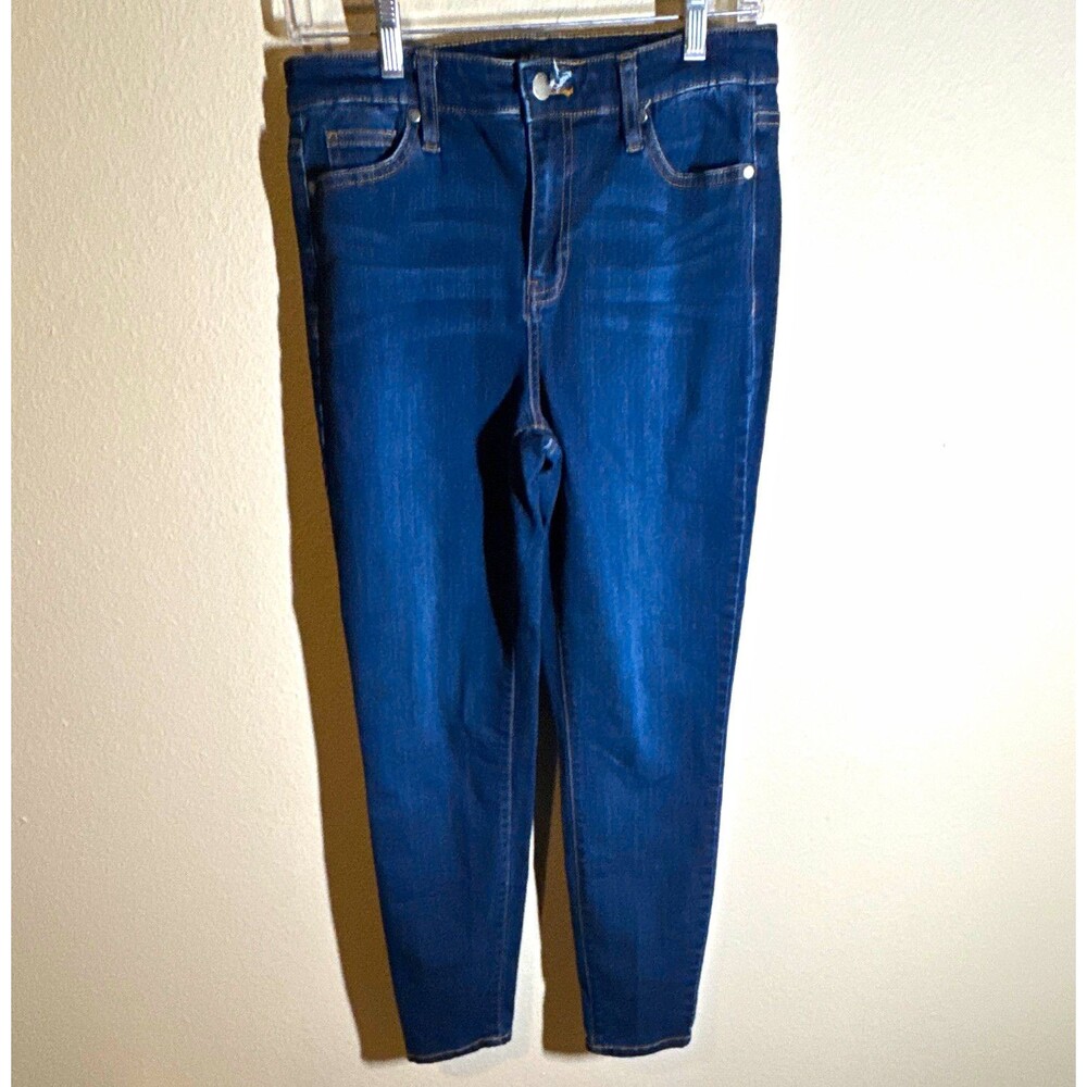 Buffalo David Bitton Women’s Dark Wash Blue Denim Skinny Jeans Mid Rise Stretch